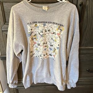 Susan Boynton Hippos go Berserk Sweatshirt
